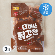 비비큐 더바삭 닭강정 극한왕갈비맛 (냉동), 500g, 3개