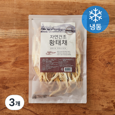 청해명가 자연건조 황태채 (냉동), 3개, 100g