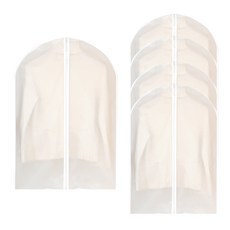 高級磨砂透明大衣防塵套, 1個, 5個