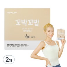 비브리브 꼬박꼬밥 한 끼 쉐이크 미숫가루, 7회분, 2개