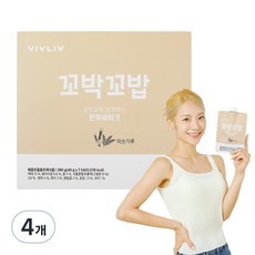 비브리브 꼬박꼬밥 한 끼 쉐이크 미숫가루, 7회분, 4개