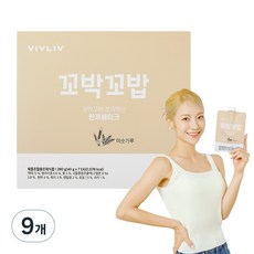 비브리브 꼬박꼬밥 한 끼 쉐이크 미숫가루, 7회분, 9개