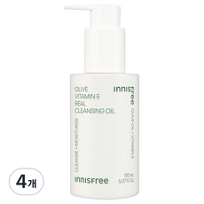 이니스프리 올리브 비타민 E 리얼 클렌징 오일, 150ml, 4개