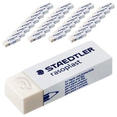 STAEDTLER 施德樓 Rasoplast 橡皮擦 526-B20, 單一顏色, 60個