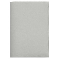 소이믹스 에어리 라이트 가죽 베이직 북커버 L, 그레이, 1개