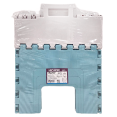 HOUSE 好室喵 美好折疊椅, 承重70公斤, 藍色, 1個