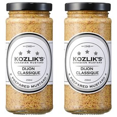 코즐릭스 머스타드 디종 클래식, 2개, 250ml
