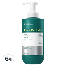 닥터지 두피랩 코어 펩타이드 볼륨 샴푸, 500g, 6개
