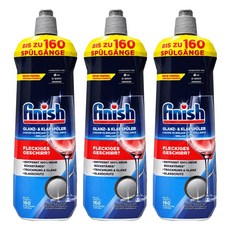 finish 洗碗機專用光潔劑, 800ml, 3瓶