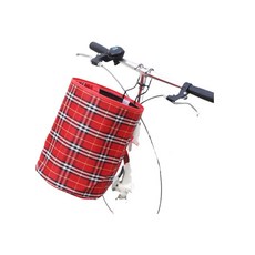 GUNU自行車騎乘方形前籃, 紅色的, 2個