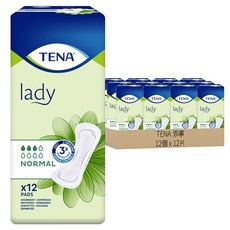 TENA 添寧 Lady 一般型 女性專用尿滲墊, 25cm, 12片, 12包