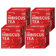 다하다 히비스커스 티백, 1.8g, 100개입, 4개