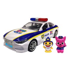 pinkfong 碰碰狐 鯊魚寶寶出動警車, 混色, 1組