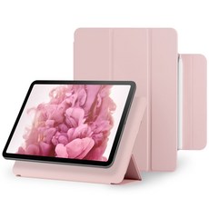 GOOSPERY Apple Pencil可立式平板電腦保護套, 沙粉色