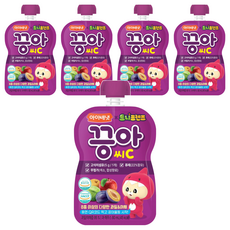 Ivenet 蔬果泥C 葡萄蘋果風味, 80ml, 5包