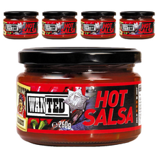 OK 莎莎醬 辣味 260g, 精選新鮮原料製作, 香辣濃郁、唇齒留香, 吃的到洋蔥與番茄丁, 5罐