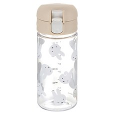 Richell 利其爾 大飲口兩用直飲杯 1歲半以上, Miffy米飛 米色 + 透明色, 240ml, 1個