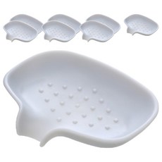 JO&J 矽膠肥皂架, 灰色, 8個