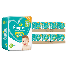 Pampers 幫寶適 原廠公司貨 超薄乾爽 黏貼型尿布 12~17kg, XL, 240片