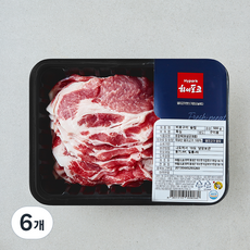 하이포크 바로구이 한돈 슬림 목심 구이용 (냉장), 6개, 500g