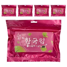 三味屋 韓式岩燒梅子海苔, 40g, 5包