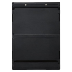 KING JIM COMPACK BOARD A4 可折疊多功能板夾, 煤炭黑, 1個