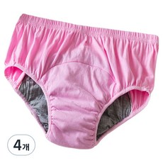 행복드림 편안한 착용감 요실금 안심 팬티 핑크, 중형, 4개, 1매입