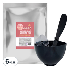 비타할로 콜라겐 모델링 팩 1kg + 팩도구 3종세트, 6세트