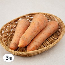친환경 밀양 당근, 1kg, 3개