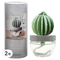아로마코 선인장 석고 디퓨저, 플라워미스트, 100ml, 2개