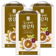 녹차원 깊고 알싸한 생강차, 80개입, 3개, 15g