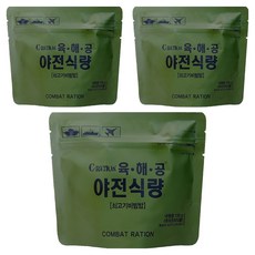 육해공야전식량 쇠고기 비빔밥, 3개, 100g
