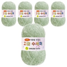 Yarna 大容量豪華洗地機106粉紅100克, 162 綠茶薄荷, 5個