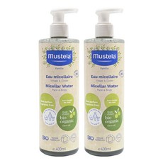 mustela 慕之恬廊 有機好橄潔膚水, 400ml, 2瓶
