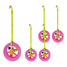 燕子城 手推大輪 造型糖果玩具, 16g, 5個