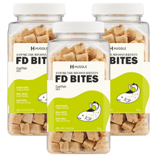 허글 반려동물 에프디바이츠 동결건조간식, 대구, 55g, 3개