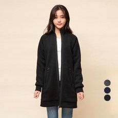 CARET 女款針織長版飛行員夾克