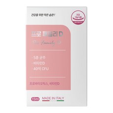 Pro Family D 5種菌株維他命D 40億CFU益生菌, 15ml, 1個