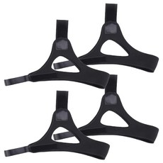 優良良品 舒適睡眠防張嘴束帶 黑色, 4個