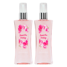 BODY FANTASIES 身體幻想 粉紅甜豌豆幻想香氛身體噴霧 花香, 94ml, 2個