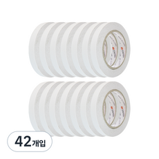 EMPIRE 雙面膠帶 15mm x 30m, 白色半透明, 42入