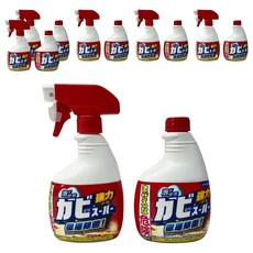 Mitsuei 浴廁除霉清潔劑組，800ml 噴霧+補充瓶, 6組