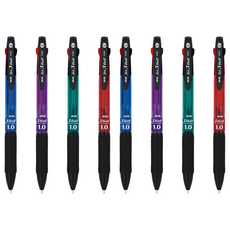 자바펜 제트3볼 멀티펜 4종 세트 1.0mm, 블루 + 퍼플 + 레드 + 민트, 2세트