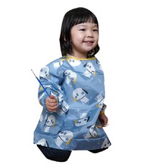 mouriuijip 兒童美術畫畫衣, 深藍色