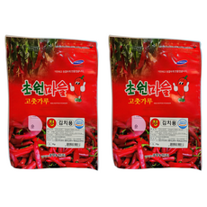 초원마을 고추가루 청 김치용, 1kg, 2개