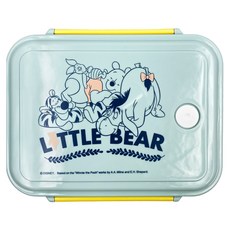 Skater 塑膠便當盒 可冷凍 730ml, POOH 藍色, 1個