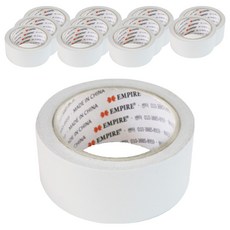 EMPIRE 工業用雙面膠帶 48mm x 20m, 白色半透明, 12入
