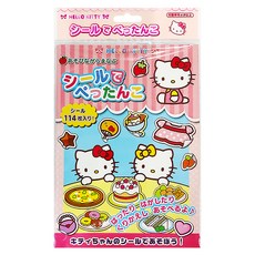 GINCHO 銀鳥 HELLO KITTY 貼紙遊戲本, 114枚入