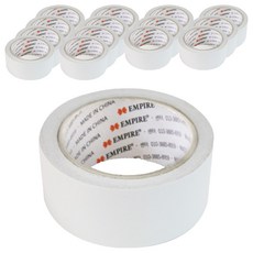 엠파이어 산업용 양면테이프 48mm x 20m, 화이트 반투명, 15개입