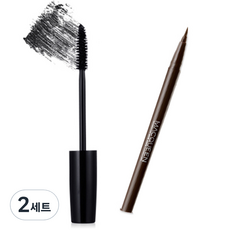 MACQUEEN 防水筆眼線筆 NO2 深棕色 + Volume Poten 顏色, 2組